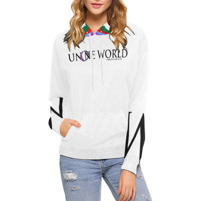 Un-O-Ne World Virginia Beach  Women's  Hoodie (USA Size) (Model H13) (Made In USA)