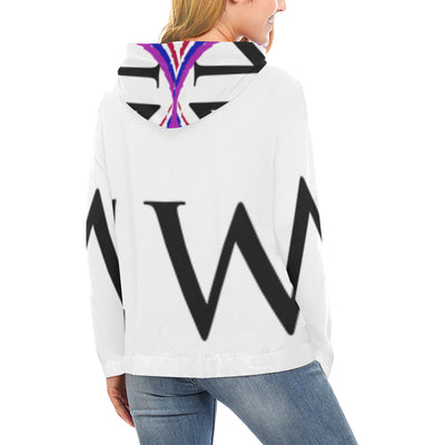UNO WORLD "BROOKLYN" 2 Women's All Over Print Hoodie (USA Size) (Model H13) (Made In USA)