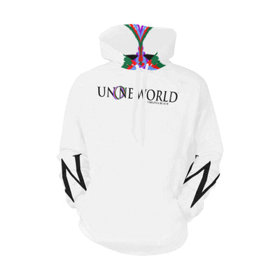 Un-O-Ne World Women's  Hoodie (USA Size) (Model H13) (Made In USA)